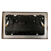 Round Edge Double Socket Brushed Steel (2 Switches, 13A, Double Pole)