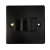 Round Edge 3-Gang Switch Matt Black (2 Way / 10A)