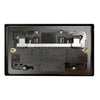 Round Edge Double Socket Matt Black (2 Switches / 13A / 2 USB Ports)
