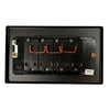 Round Edge 4-Gang Switch Matt Black (2 Way / 10A)