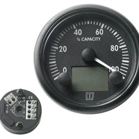 VETUS battery monitor 12/24V, with 200A shunt, black