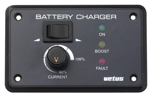 VETUS remote control panel for battery charger 12/24 Volt