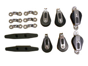 Holt Lazy Jack Kit - for Boats Up To 31' - Basic Hardware Only without Camcleats, Fairleads and Fastenings