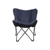 Bo-Camp Industrial Collection Butterfly Chair Himrod L Blue