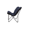 Bo-Camp Industrial Collection Butterfly Chair Himrod L Blue