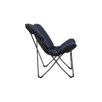 Bo-Camp Industrial Collection Butterfly Chair Himrod L Blue