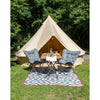 Bo-Camp Urban Collection Butterfly Chair Redbridge L Grey