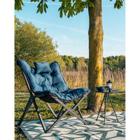 Bo-Camp Industrial Collection Relax Chair Brandon Blue