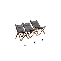 Bo-Camp Urban Collection Relax Chair Wembley M Grey