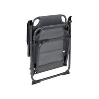 Bo-Camp Chair Copa Rio Air M Padded Aluminium Grey