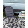 Bo-Camp Chair Copa Rio Air M Padded Aluminium Grey