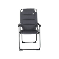 Bo-Camp Chair Copa Rio Air XL Padded Aluminium Grey
