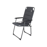 Bo-Camp Chair Copa Rio Air XL Padded Aluminium Grey