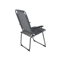Bo-Camp Chair Copa Rio Air XL Padded Aluminium Grey