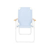 Bo-Camp Pastel Collection Chair Mosset M Aluminium Blue
