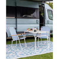 Bo-Camp Pastel Collection Chair Mosset M Aluminium Blue