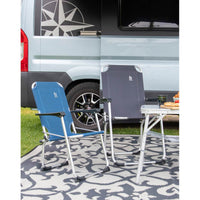 Bo-Camp Child's Chair Copa Rio Aluminium Ocean