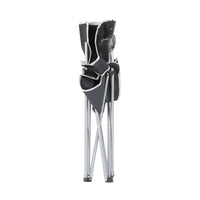 Bo-Camp Folding Chair Compact Steel Black