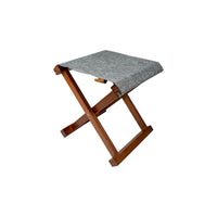 Bo-Camp Urban Collection Stool Brentford Wood Grey