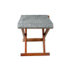 Bo-Camp Urban Collection Stool Brentford Wood Grey