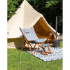 Bo-Camp Urban Collection Stool Brentford Wood Grey