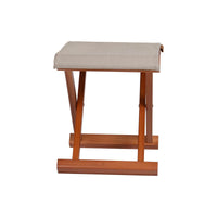 Bo-Camp Urban Collection Stool Brentford Wood Beige