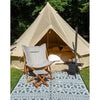 Bo-Camp Urban Collection Stool Brentford Wood Beige