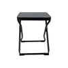 Bo-Camp Stool & Top Foldable Black