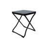 Bo-Camp Stool & Top Foldable Black