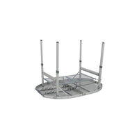 Bo-Camp Table Premium Oval Case Model (100 x 70cm)