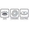 Bo-Camp Cookware Set Elan RVS (3 Pieces)