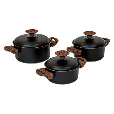 Bo-Camp Industrial Collection Cookware Set Stewart (3 Pieces)