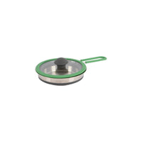 Bo-Camp Steel Pan with Lid Foldable Silicon (1.3 Litres)