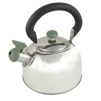 Bo-Camp Whistling Kettle Trend 2 Foldaway Handle Rvs (2.5 Litres)