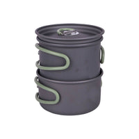 Bo-Camp Cookware Set Explorer Hard Anodised Aluminium (2 Pieces)