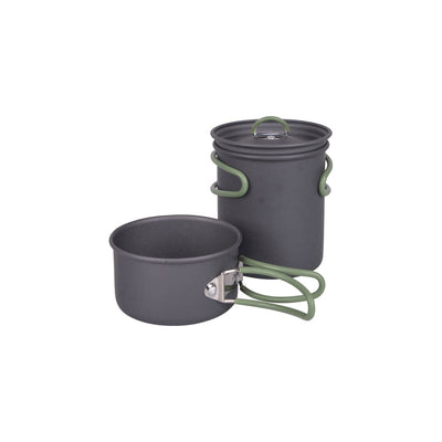 Bo-Camp Cookware Set Explorer Hard Anodised Aluminium (2 Pieces)