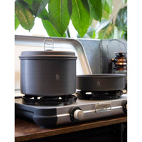 Bo-Camp Cookware Set Explorer Hard Anodised Aluminium (4 Pieces)
