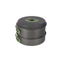 Bo-Camp Cookware Set Explorer XL Hard Anodised Aluminium (4 Pieces)
