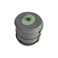 Bo-Camp Cookware Set Explorer with Tea Kettle Aluminium (4 Pieces)