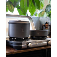 Bo-Camp Cookware Set Explorer with Tea Kettle Aluminium (4 Pieces)