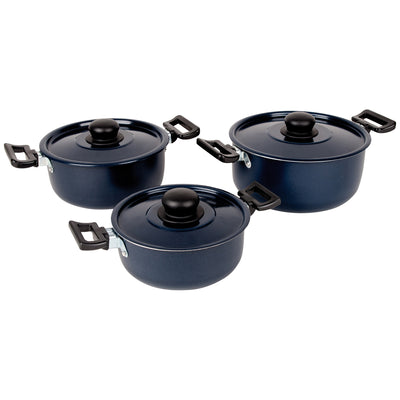 Bo-Camp Cookware Set Rondo Aluminium (3 Pieces)