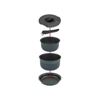 Bo-Camp Cookware Set Trekking Aluminium (5 Pieces)