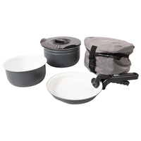 Bo-Camp Cookware Set Trekking Ceramic Coating Aluminium (5 Pieces)