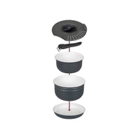 Bo-Camp Cookware Set Trekking Ceramic Coating Aluminium (5 Pieces)