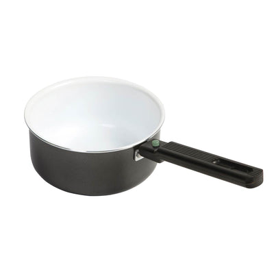 Bo-Camp Sauce Pan Sprint Removable Handle Black/White (Dia 16cm)