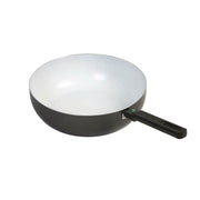 Bo-Camp Wok Pan Sprint Removable Handle Black/White (Dia 24cm)
