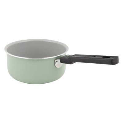 Bo-Camp Sauce Pan Sprint Removable Handle Green (Dia 16cm)