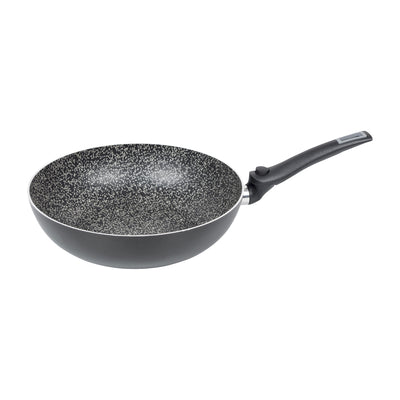 Bo-Camp Wok Pan Turn Folding Pan Handle Induction (Dia 28cm)