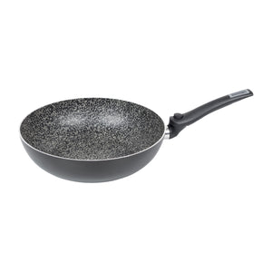 Bo-Camp Wok Pan Turn Folding Pan Handle Induction (Dia 28cm)
