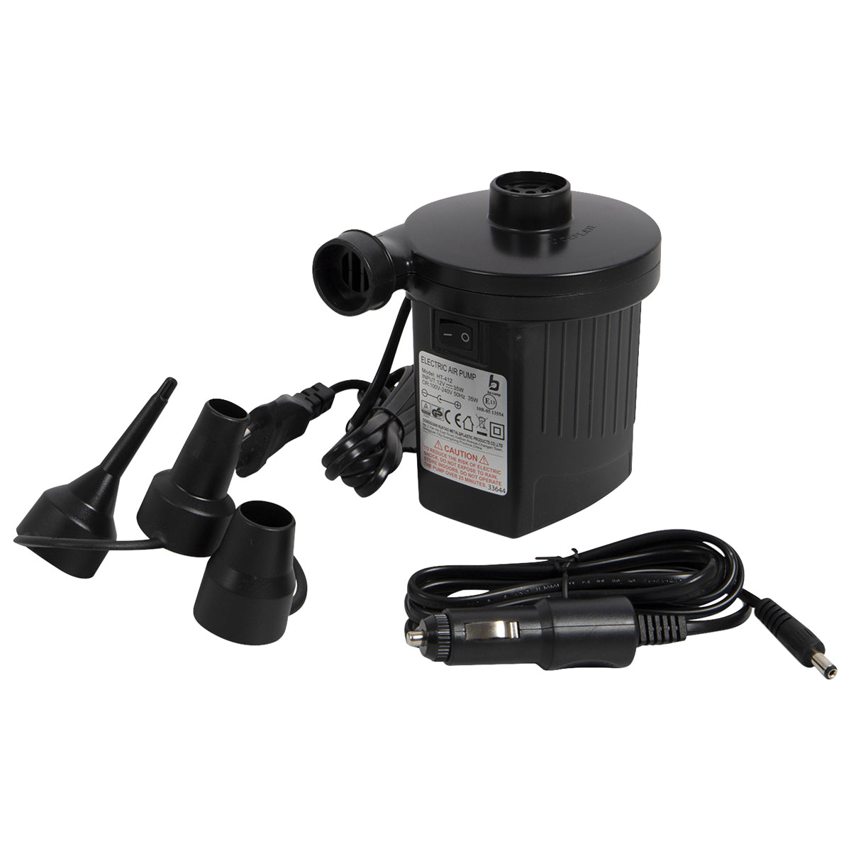 Bo-Camp Electric Pump (12V 230V / 230 LPM)